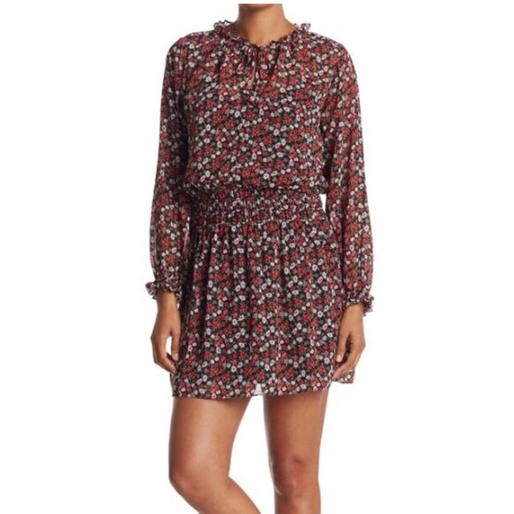 NEW Socialite Smock Waist Floral Mini Dress, NWOT, Size Small - Picture 1 of 14